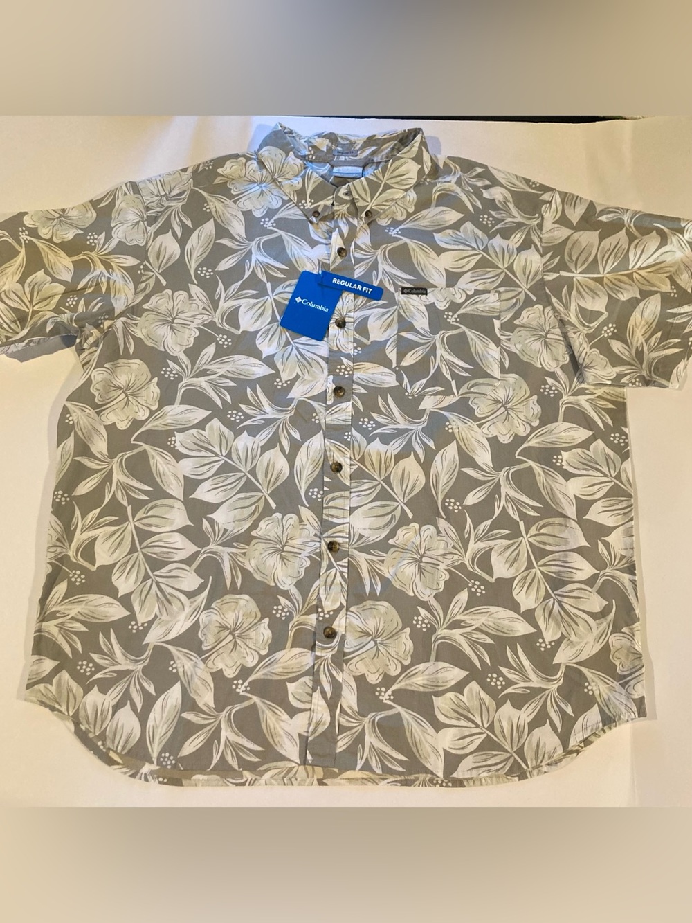 NEW - Columbia Mens Rapid Rivers Short Sleeve Shirt - Size XXL